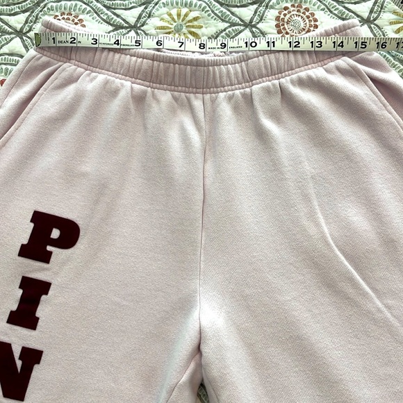 PINK Victoria’s Secret light pink sweatpants, size L. - Picture 4 of 9